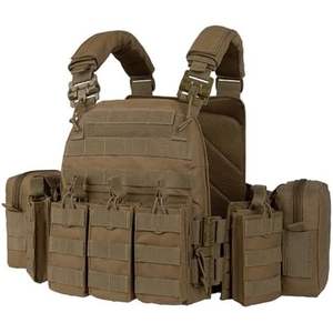 Chaleco Táctico de Nailon Cordura 1000D, Protección Anticorte, Antipuñaladas, Ignífugo, para Exteriores, Portaplacas Nivel D, Directo de Fábrica - Product Image 5