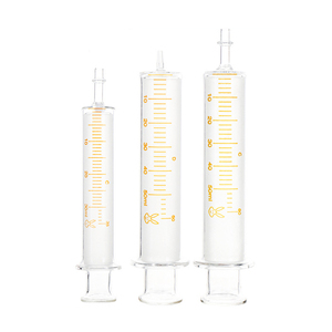 Jeringas de Vidrio Transparente de 1, 2, 5, 10, 20, 50 y 100 ml con Conexión Luer Lock Metálica para Uso en Laboratorio - Product Image 4