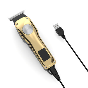 <span class=keywords><strong>Tondeuse</strong></span> à cheveux électrique professionnelle <span class=keywords><strong>tondeuse</strong></span> à cheveux rechargeable pour rasoir à barbe avec écran LED utilisation domestique et barbier - Product Image 6