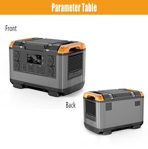 Station d'alimentation portable BIGINVERTER 2400W, vente en gros, 4 prises AC, 2 kWh, charge solaire, pour tournage de films et diffusion en direct en extérieur - Product Image 4