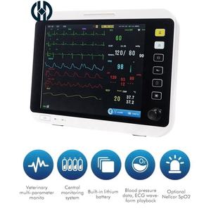 Moniteur multiparamètre vétérinaire de haute qualité avec écran LCD de 12 pouces, SpO2, NIBP, <span class=keywords><strong>ECG</strong></span> - Product Image 3
