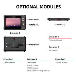 Bền IP67 tùy biến <span class=keywords><strong>Android</strong></span> 8 inch công nghiệp máy tính bảng với Máy quét Đầu đọc dấu vân tay, LF UHF RFID tùy chọn mô-đun - Product Image 4