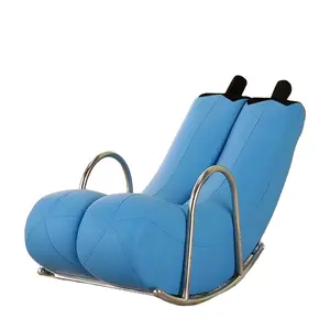 Tumbona mecedora de plátano, sofá perezoso con vibración estable, mecedora reclinable, sillón individual de acero