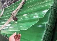 Tôles de toiture ondulées en PRV personnalisées de 0,8 mm à 3,0 mm, diverses couleurs, panneaux en fibre de verre transparents, directement de l'usine OEM