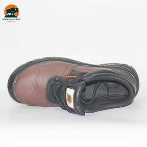 Chaussures de sécurité industrielles Rocky <span class=keywords><strong>Buffalo</strong></span> en cuir résistant à l'usure, à lacets, bottes tactiques, semelle extérieure en PU injecté - Product Image 6