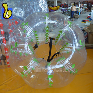 Cheap Kid Size Transparent <strong>Bubble</strong> with One- Colour Dots Inflatable <strong>Bubble</strong> Ball <strong>Football</strong> - Product Image 4