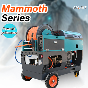 AMJET 3600psi 30lpm pompa tedesca 22hp macchina per la pulizia delle fognature di <span class=keywords><strong>scarico</strong></span> per idraulico sblocca tubi bloccati - Product Image 4