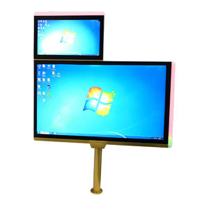 Pantalla de <span class=keywords><strong>casino</strong></span>, mesa de Baccarat ultrafina, monitor de <span class=keywords><strong>casino</strong></span> de doble cara con tira de luz de colores y 2 mini pantallas - Product Image 1