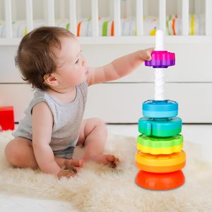 Juego de 7 Bloques de Silicona Educativos para Bebés, Juguetes Apilables para Bebés y Niños Pequeños, Entrenamiento para Comer - Product Image 2
