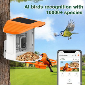 Vườn Thông Minh 3MP vicohome năng lượng mặt trời từ xa xem ai công nhận mini thông minh chim trung chuyển máy ảnh mới 2.4G WIFI chim xem máy ảnh - Product Image 4