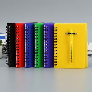 Promotional Multi-Function Leather A5 Spiral <b>Notebook</b> <b>Set</b> with Pen Customizable Memo Pad for Office Students and Events - Product Image 5