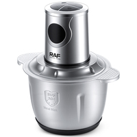 RAF Voedselprocessor 250W Met 2,0L Capaciteit 360 Graden Mengen voor het Hakken van Vlees Groenten Keukenbereiding Procesador De Alimentos