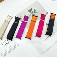 Bracelet de montre à boucle en C réglable en polyester et nylon pour montres intelligentes Samsung 7 8Classic Ultra2 47mm Luxury Band