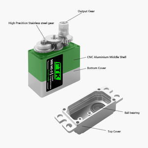 Piezas de Mejora para Servo Digital TR X4 PTK9495MG-D de 9g con Engranaje Metálico para Helicópteros y Aviones de Ala Fija - Product Image 5