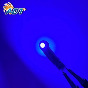 Insert de base transparent ADT T10 194 # 555 2Leds 5050SMD Pinball 6.3 Volt LED Super Blue Flex SMD Pinball Led Replacement Lights - Product Image 4