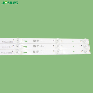 JY-842 JL.D43081330-004BS-M striscia di retroilluminazione a <span class=keywords><strong>Led</strong></span> per 43 pollici a Shi Ba Tv 4C-LB430T-JF7 LEDM4K-432NIP <span class=keywords><strong>3V</strong></span> obiettivo quadrato 77cm 8 <span class=keywords><strong>Led</strong></span> - Product Image 5