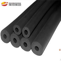 Tuyau en caoutchouc ignifuge flexible, tube d'isolation thermique ou isolation de tuyau de climatisation