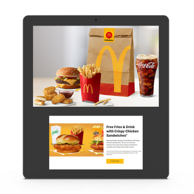 10 Inch 13.1 Inch 15.1 Inch Dual LCD Advertising Player Double LCD Tablets