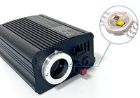 Lumière d'étoile à fibre optique LED en aluminium 12V 16W RGBW avec indice de protection IP55 Gradateur pour toit de voiture Ciel étoilé et lumière d'étoile filante Lumière de moteur
