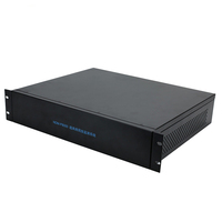 Boîtier de montage en rack 2U personnalisé OEM/ODM en acier galvanisé/alliage d'aluminium IP54