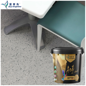 Revêtement <span class=keywords><strong>de</strong></span> sol en époxy à paillettes bleu bleuette antidérapant pour zone humide pour <span class=keywords><strong>salle</strong></span> <span class=keywords><strong>de</strong></span> <span class=keywords><strong>bain</strong></span> cuisine sol commercial - Product Image 1