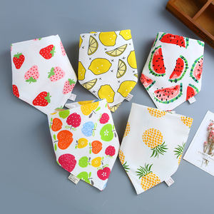 5 حزم القطن الخالص مخصصة نمط المطبوعة الكلب مريلة باندانا النمط الكلاسيكي مثلث وشاح الحيوانات الأليفة للصيف والشتاء والربيع - Product Image 2