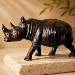 African Wood Handcrafted Art Deco Carved <b>Elephant</b> Statue for Living Room Wall Mount Home <b>Decor</b> Gift - Product Image 1