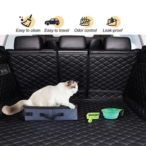 Standar Travel Kucing Kotak Sampah Portable Dilipat Sampah Tas untuk Kucing