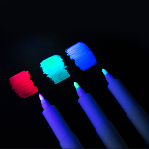 Marcador UV con Cuerpo Blanco y Llavero, Marcadores con Luz UV, Tinta Invisible Mágica, Escritura Secreta, Tinta para Mensajes Ocultos - Product Image 5