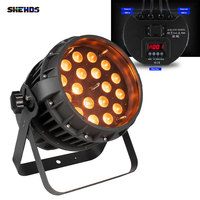 SHEHDS IP65 Par LED RGBWA UV 6en1 Zoom Wash 18*18W Luz DJ Impermeable para Eventos al Aire Libre