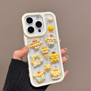 Funda para Teléfono Móvil con Diseño de Pompompurin de Dibujos Animados, para iPhone 17 Air 16 15 Pro Max, Linda, de Resina, con Estrellas, Transparente - Product Image 6