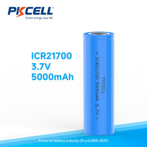 PKCELL Горячая распродажа: Высокопроизводительные цилиндрические литий-ионные аккумуляторы 3,7 В, 5000 мАч, типоразмер <span class=keywords><strong>INR</strong></span> 21700 (модели 50E, 50S) - Product Image 1
