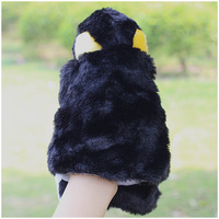 Usine figurines d'animaux en peluche jouets en peluche renard corbeau famille jeux parent-enfant jouets pour enfants personnalisé en peluche jouets de marionnettes à main