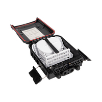 16 Core FTTH Fiber Optic Distribution Box 4 16 16 SC Adapters Mechanical Sealing -40~+65 Outdoor ABS/ABS+PC Material