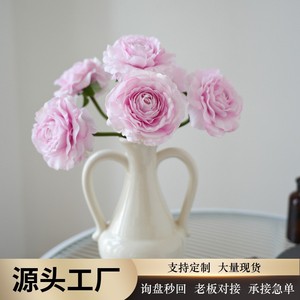 Flor Artificial de Ranúnculo Greenway, Tallo Único de Seda, Realista, para Decoración de Bodas y Hogar - Product Image 2