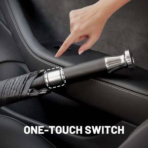 Parapluie pour cadeaux de voiture Conception droite plaquée argent en Fiber de carbone pour Rolls Royce Benz <span class=keywords><strong>Audi</strong></span> Golf 4S Store Utilisation commerciale - Product Image 2