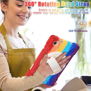 Tốt nhất bán Lenovo Tab <span class=keywords><strong>M8</strong></span> TB-8705F 2020 Tablet trường hợp chất lượng silicon PC chất liệu với dây đeo vai dây đeo tay chân đế 8 inch - Product Image 6