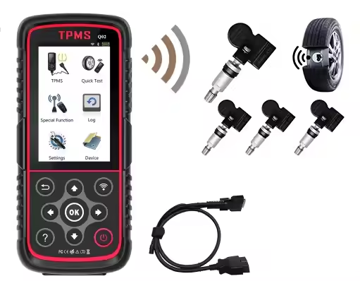 New Car Tire Pressure Monitoring System (TPMS) Tool with Free Software Update FCC/CE Certified Supports OBD 315MHz/433MHz