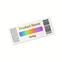 Etiquetas Personalizadas para Viales de Péptidos de 2ml, 3ml y 5ml, Impresión de Etiquetas de Vinilo PVC con Código de Barras, Soluciones de Empaque Resistentes al Calor y al Agua