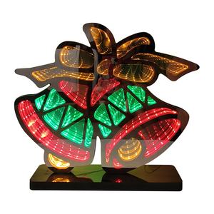 Letrero Luminoso LED de Navidad con Forma de Muñeco de Nieve, con Espejo Infinito, Resistente al Agua (IP33), para Decoración de Fondo, Venta al por Mayor de Fábrica - Product Image 5