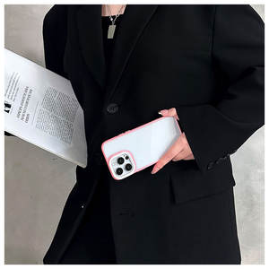 เคสโทรศัพท์แบบเรียบง่ายสำหรับ iPhone 16 15 14 13 12 11 Plus Pro MAX Sjk604ใสหรูหรากันตก - Product Image 2