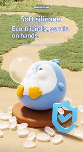 Jouet anti-stress à presser, souple, avec yeux qui sortent, en forme d'animal (vache, pingouin) - Product Image 4