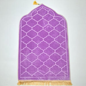 Tappetino da preghiera per adulti con cuscino al ginocchio-Extra morbido tappeto islamico Premium in rilievo a 17 colori, regalo musulmano perfetto per Eid & Wedding - Product Image 6