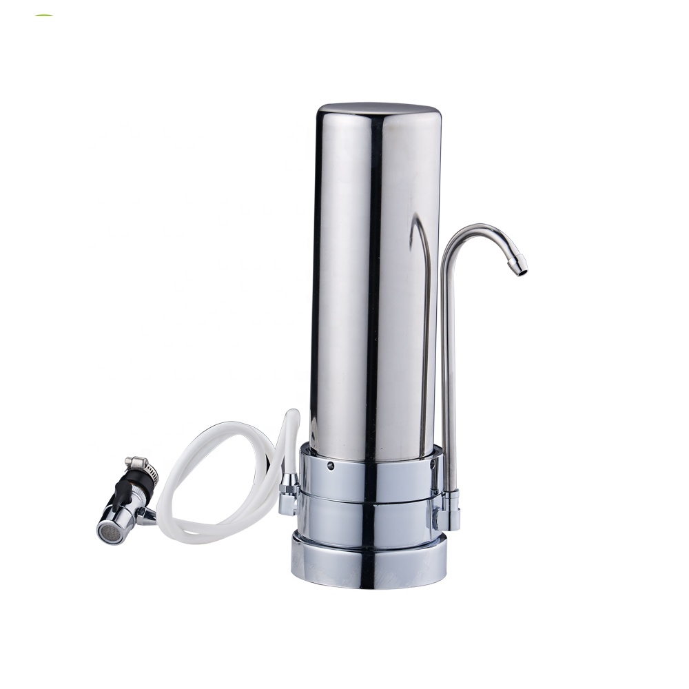 Kitchen Water Filter Stainless Steel Countertop Ceramic So Safe 10 Inch Commercial Household 1 YEAR Manual Hotel Ce