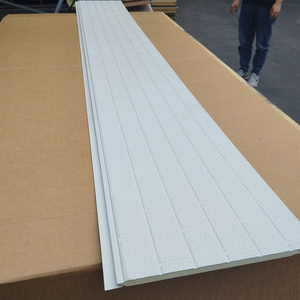 Panel de Espuma de Poliuretano PU con Aislamiento Térmico Ignífugo, Revestimiento Decorativo para Interiores y Exteriores, Panel de Pared Metálico con Aspecto de <span class=keywords><strong>Ladrillo</strong></span> - Product Image 1