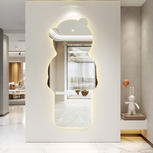<span class=keywords><strong>Espejo</strong></span> LED de <span class=keywords><strong>Cuerpo</strong></span> <span class=keywords><strong>Entero</strong></span> Irregular Personalizado de Fábrica, Espejos Grandes y Largos de Pie, <span class=keywords><strong>Espejo</strong></span> de Pared de Vidrio sin Marco <span class=keywords><strong>con</strong></span> Iluminación - Product Image 2