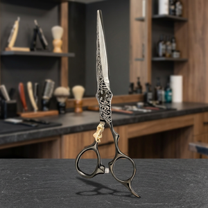 Stainless Steel Hair Styling Scissors Set Salon Hair Cutting and Texturizing <b>Shears</b> Barber <b>Tools</b> Kit for Stylists & Salons - Product Image 3