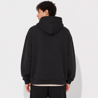 Sweat-shirts à capuche oversize en coton épais délavé à l'acide avec logo personnalisé pour hommes – Vente en gros de sweats à capuche en molleton courts pour hommes