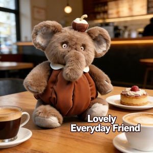 Adorable éléphant en peluche intelligent avec des yeux animés, contrôle par application Tuya, dialogue multilingue, jouet éducatif et compagnon émotionnel - Product Image 4