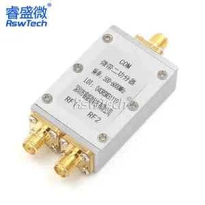 Bölücüler 2-8G 1 ila 2 0.5/1.5/3m 0.5-6 dc 12v 10a ghz radyo frekansı güç kaynağı splitter erkek t sma-f ile